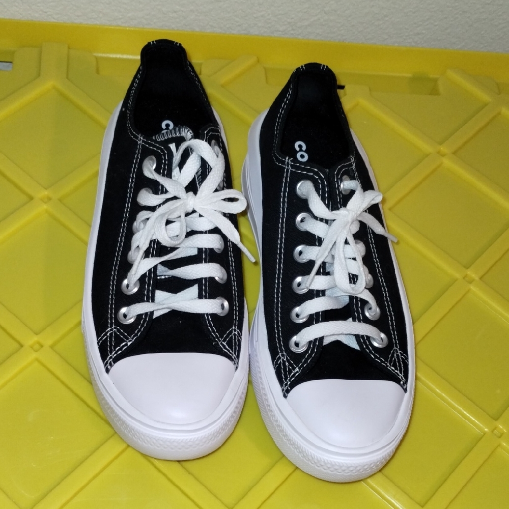 Converse Black and White All Star Sneakers